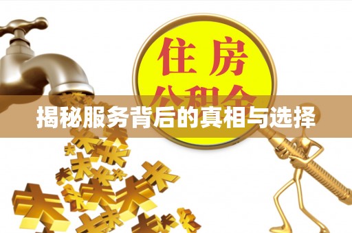 城阳揭秘服务背后的真相与选择