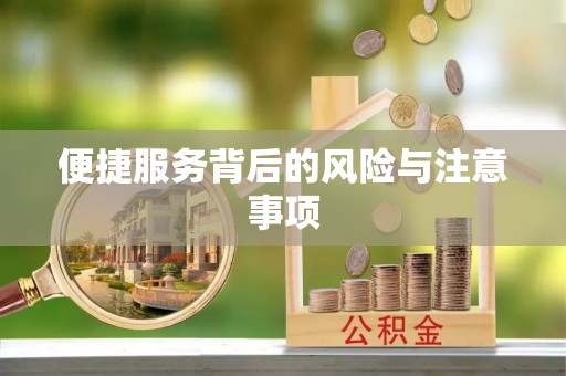 城阳便捷服务背后的风险与注意事项